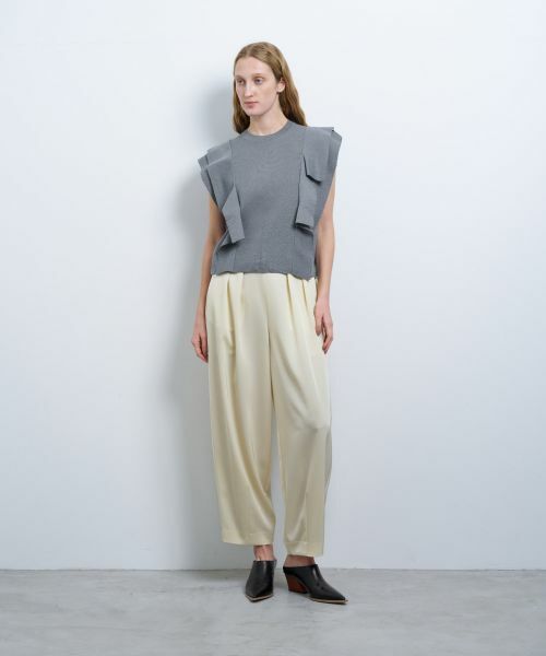 LANVIN en Bleu / ランバン オン ブルー ニット・セーター | スクエアフリルニット | 詳細15