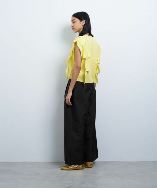 LANVIN en Bleu / ランバン オン ブルー ニット・セーター | スクエアフリルニット | 詳細9