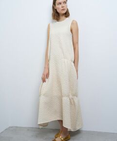 LANVIN en Bleu / ランバン オン ブルー ドレス | ジャガードニットフレアワンピース