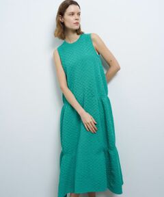 LANVIN en Bleu / ランバン オン ブルー ドレス | ジャガードニットフレアワンピース