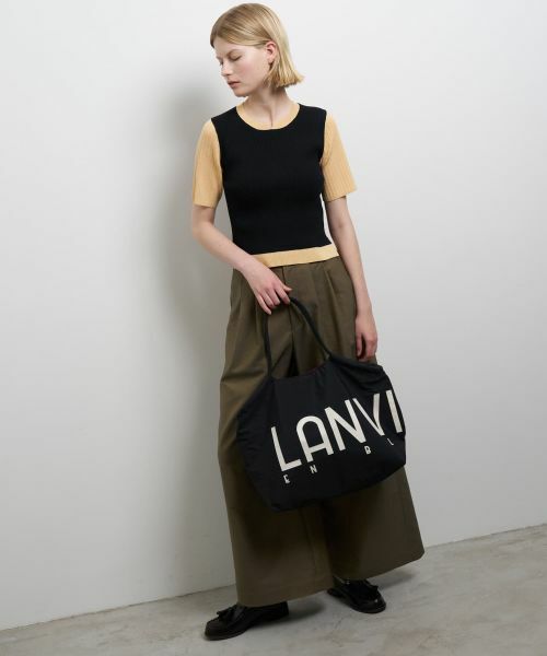 LANVIN en Bleu / ランバン オン ブルー その他小物 | ロゴドロストトートバッグ | 詳細14