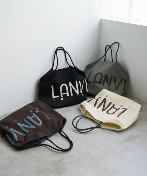 LANVIN en Bleu / ランバン オン ブルー その他小物 | ロゴドロストトートバッグ | 詳細15
