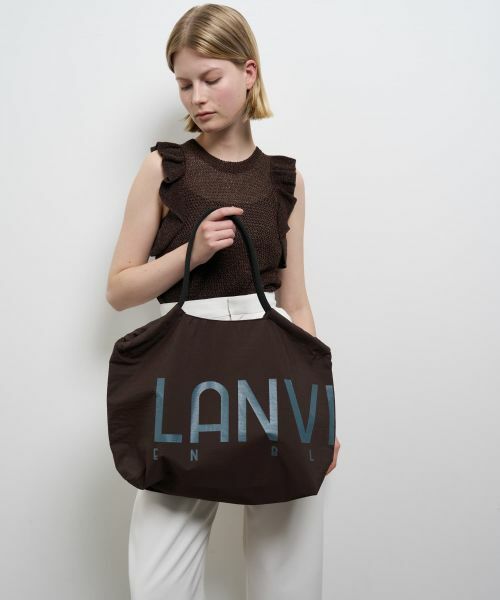 LANVIN en Bleu / ランバン オン ブルー その他小物 | ロゴドロストトートバッグ | 詳細9