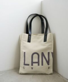 LANVIN en Bleu / ランバン オン ブルー その他小物 | ロゴポリエステルキャンバストートバッグ