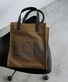 LANVIN en Bleu / ランバン オン ブルー その他小物 | ロゴポリエステルキャンバストートバッグ