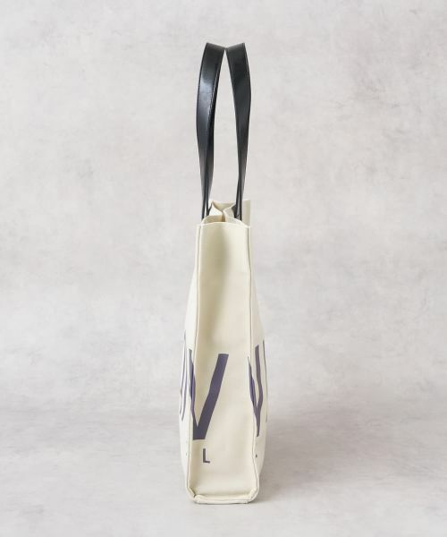 LANVIN en Bleu / ランバン オン ブルー その他小物 | ロゴポリエステルキャンバストートバッグ | 詳細11