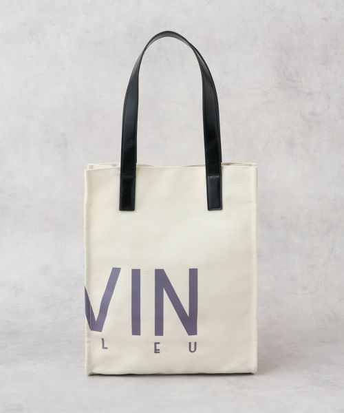 LANVIN en Bleu / ランバン オン ブルー その他小物 | ロゴポリエステルキャンバストートバッグ | 詳細12