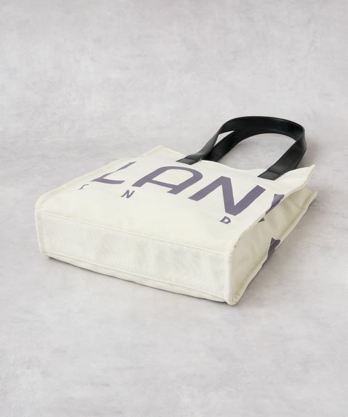 LANVIN en Bleu / ランバン オン ブルー その他小物 | ロゴポリエステルキャンバストートバッグ | 詳細13