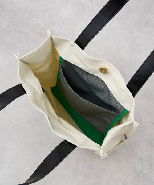 LANVIN en Bleu / ランバン オン ブルー その他小物 | ロゴポリエステルキャンバストートバッグ | 詳細14