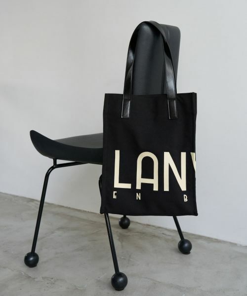 LANVIN en Bleu / ランバン オン ブルー その他小物 | ロゴポリエステルキャンバストートバッグ | 詳細15