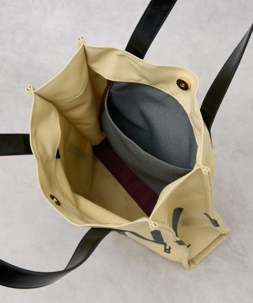 LANVIN en Bleu / ランバン オン ブルー その他小物 | ロゴポリエステルキャンバストートバッグ | 詳細2