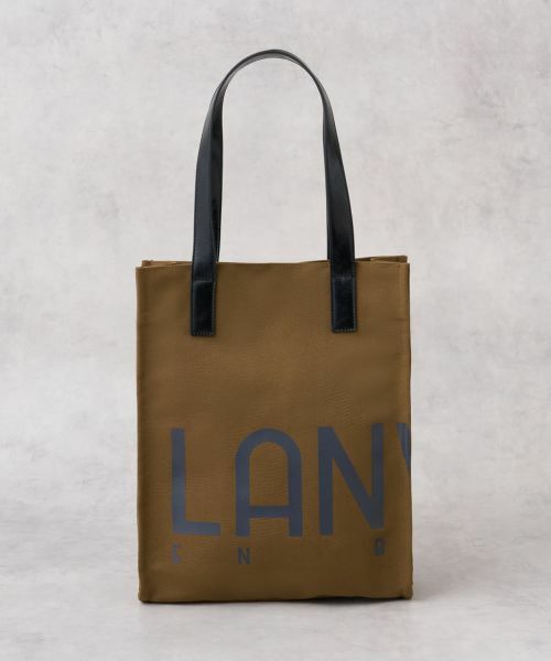 LANVIN en Bleu / ランバン オン ブルー その他小物 | ロゴポリエステルキャンバストートバッグ | 詳細4