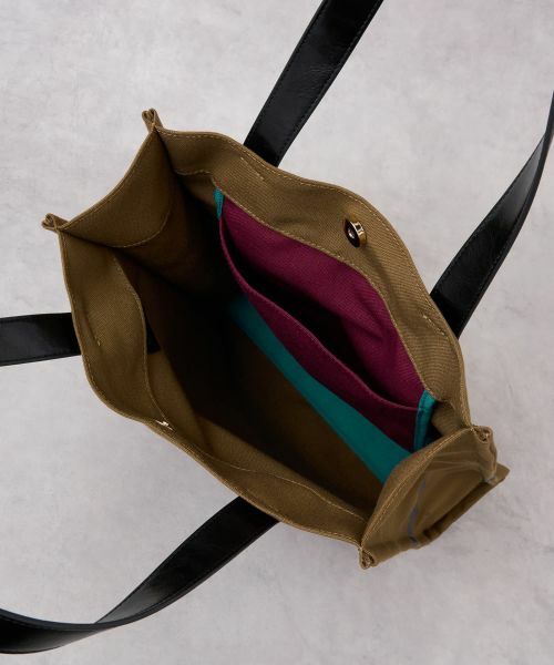 LANVIN en Bleu / ランバン オン ブルー その他小物 | ロゴポリエステルキャンバストートバッグ | 詳細5