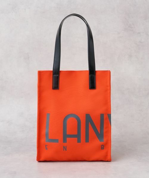 LANVIN en Bleu / ランバン オン ブルー その他小物 | ロゴポリエステルキャンバストートバッグ | 詳細7