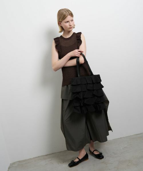 LANVIN en Bleu / ランバン オン ブルー その他小物 | フリルティアードトートバッグ | 詳細11