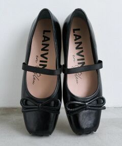 LANVIN en Bleu / ランバン オン ブルー その他小物 | レザーリボンバレエシューズ