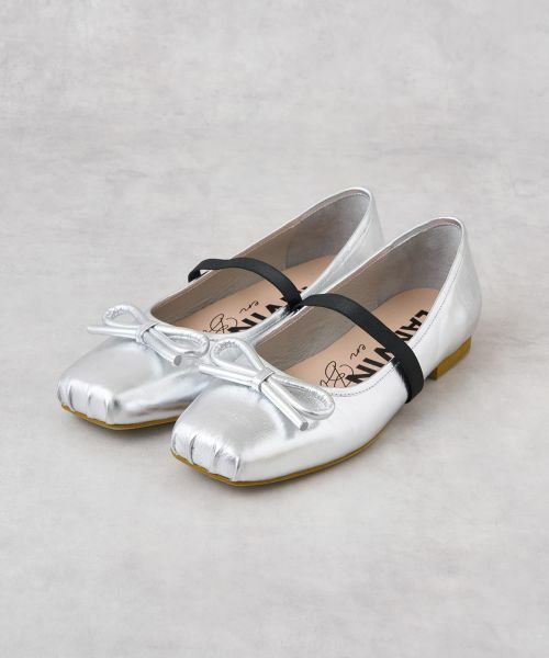 LANVIN en Bleu / ランバン オン ブルー その他小物 | レザーリボンバレエシューズ | 詳細2