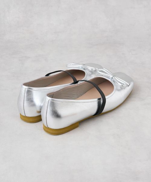 LANVIN en Bleu / ランバン オン ブルー その他小物 | レザーリボンバレエシューズ | 詳細4