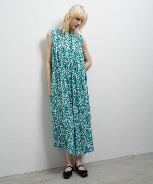 LANVIN en Bleu / ランバン オン ブルー ドレス | Brume Dot／Lush Gardenプリントワンピース | 詳細4