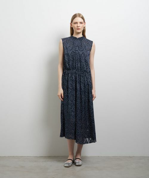 LANVIN en Bleu / ランバン オン ブルー ドレス | Brume Dot／Lush Gardenプリントワンピース | 詳細9