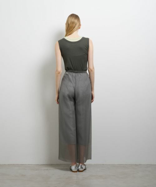 LANVIN en Bleu / ランバン オン ブルー その他パンツ | シアーニットパンツ | 詳細10