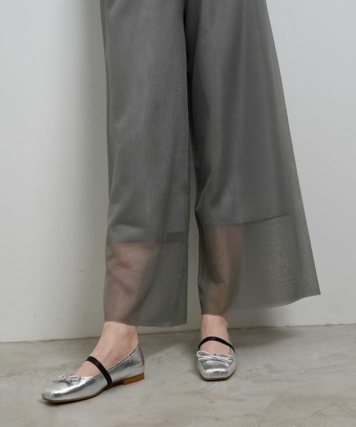 LANVIN en Bleu / ランバン オン ブルー その他パンツ | シアーニットパンツ | 詳細13