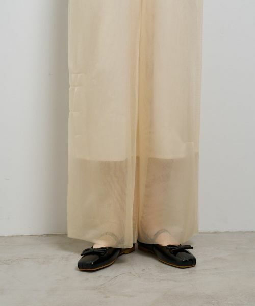 LANVIN en Bleu / ランバン オン ブルー その他パンツ | シアーニットパンツ | 詳細7