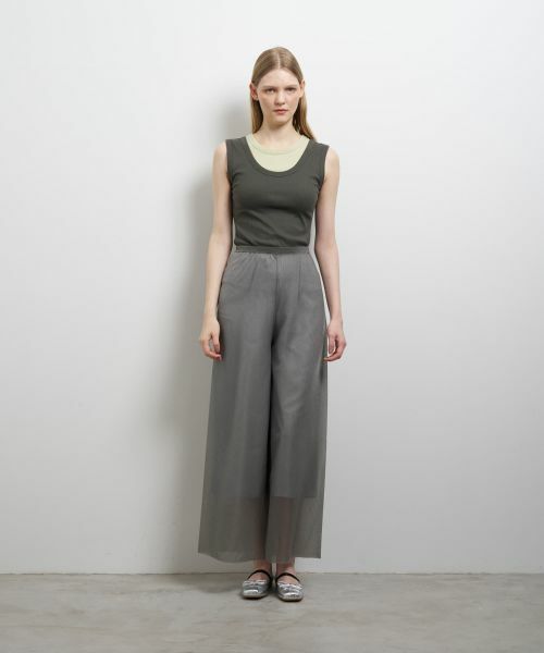 LANVIN en Bleu / ランバン オン ブルー その他パンツ | シアーニットパンツ | 詳細8