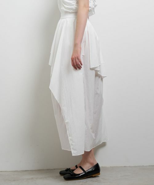 LANVIN en Bleu / ランバン オン ブルー その他パンツ | 撥水速乾ナイロンラッフルパンツ | 詳細11