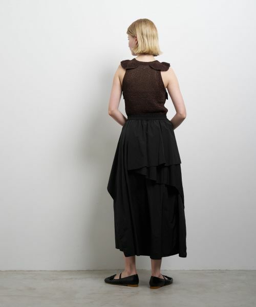 LANVIN en Bleu / ランバン オン ブルー その他パンツ | 撥水速乾ナイロンラッフルパンツ | 詳細17