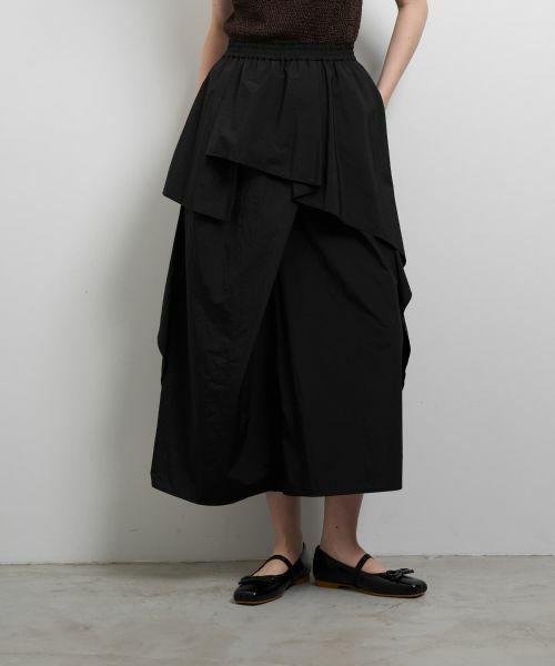 LANVIN en Bleu / ランバン オン ブルー その他パンツ | 撥水速乾ナイロンラッフルパンツ | 詳細18