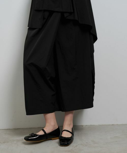 LANVIN en Bleu / ランバン オン ブルー その他パンツ | 撥水速乾ナイロンラッフルパンツ | 詳細22