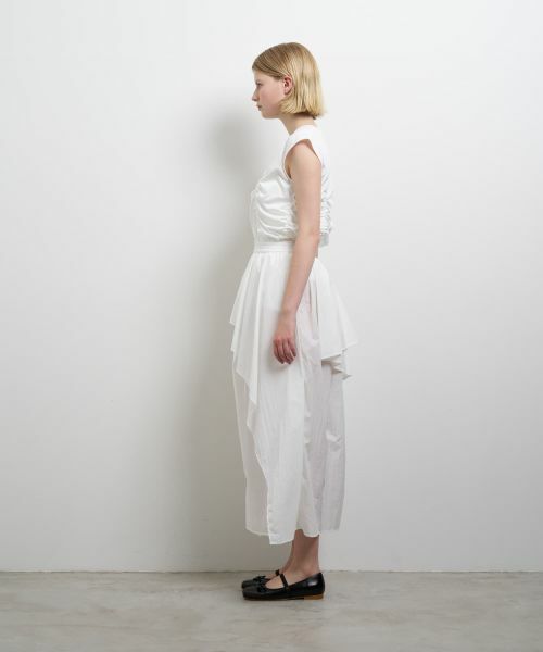 LANVIN en Bleu / ランバン オン ブルー その他パンツ | 撥水速乾ナイロンラッフルパンツ | 詳細9