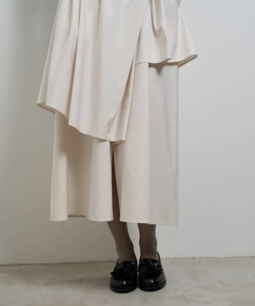 LANVIN en Bleu / ランバン オン ブルー ロング・マキシ丈スカート | アシンメトリーレイヤードスカート | 詳細13