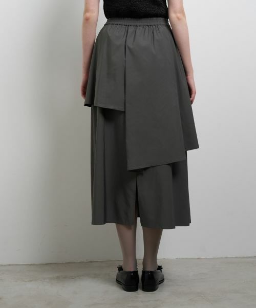 LANVIN en Bleu / ランバン オン ブルー ロング・マキシ丈スカート | アシンメトリーレイヤードスカート | 詳細18