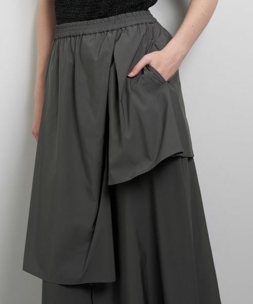 LANVIN en Bleu / ランバン オン ブルー ロング・マキシ丈スカート | アシンメトリーレイヤードスカート | 詳細19