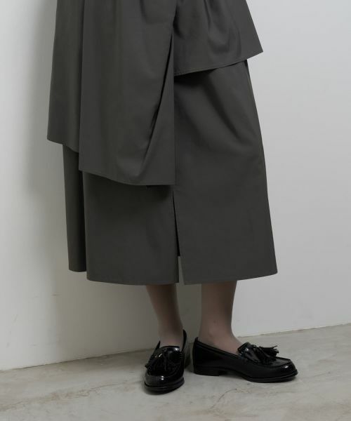 LANVIN en Bleu / ランバン オン ブルー ロング・マキシ丈スカート | アシンメトリーレイヤードスカート | 詳細20