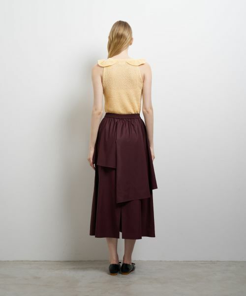 LANVIN en Bleu / ランバン オン ブルー ロング・マキシ丈スカート | アシンメトリーレイヤードスカート | 詳細3