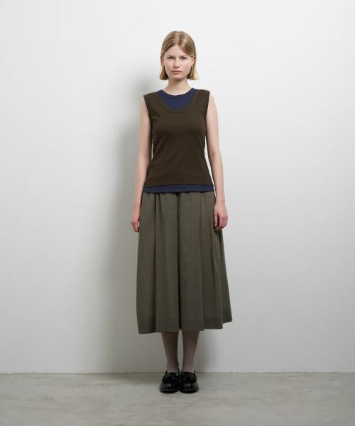 LANVIN en Bleu / ランバン オン ブルー Tシャツ | レイヤードタンクトップ | 詳細1