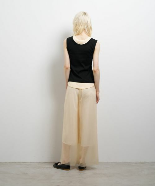 LANVIN en Bleu / ランバン オン ブルー Tシャツ | レイヤードタンクトップ | 詳細10