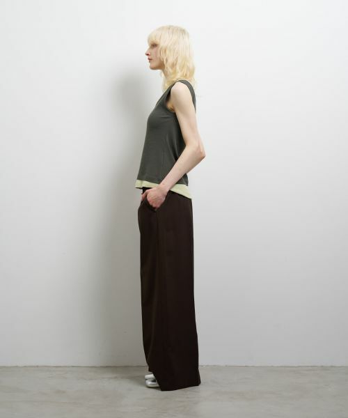 LANVIN en Bleu / ランバン オン ブルー Tシャツ | レイヤードタンクトップ | 詳細16