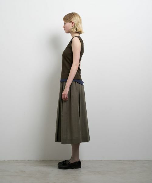 LANVIN en Bleu / ランバン オン ブルー Tシャツ | レイヤードタンクトップ | 詳細2