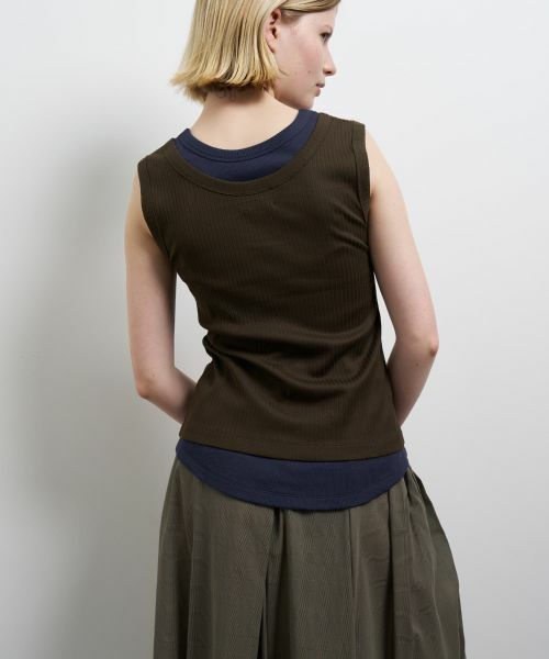 LANVIN en Bleu / ランバン オン ブルー Tシャツ | レイヤードタンクトップ | 詳細6