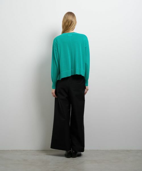 LANVIN en Bleu / ランバン オン ブルー カーディガン・ボレロ | アシンメヘムカーディガン | 詳細10