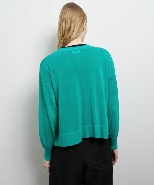 LANVIN en Bleu / ランバン オン ブルー カーディガン・ボレロ | アシンメヘムカーディガン | 詳細13