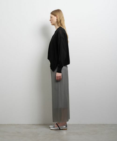 LANVIN en Bleu / ランバン オン ブルー カーディガン・ボレロ | アシンメヘムカーディガン | 詳細17