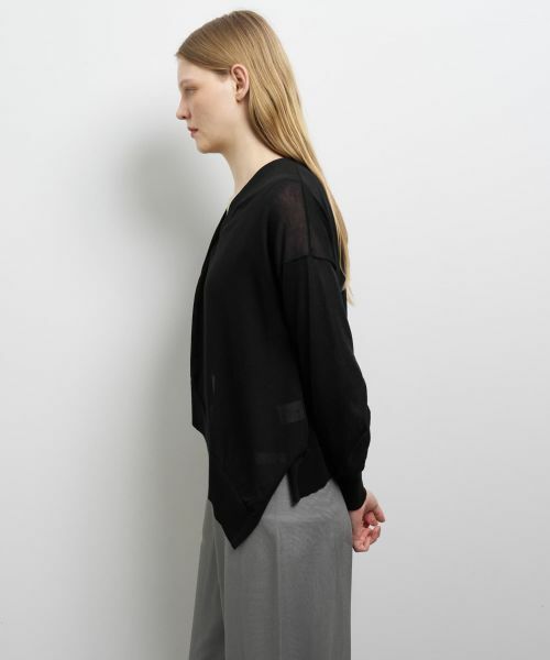 LANVIN en Bleu / ランバン オン ブルー カーディガン・ボレロ | アシンメヘムカーディガン | 詳細21