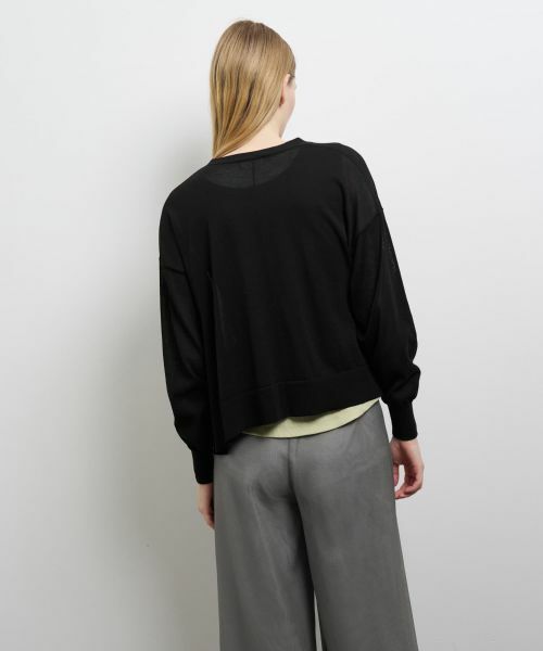 LANVIN en Bleu / ランバン オン ブルー カーディガン・ボレロ | アシンメヘムカーディガン | 詳細22