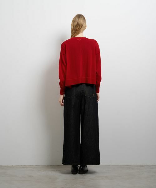 LANVIN en Bleu / ランバン オン ブルー カーディガン・ボレロ | アシンメヘムカーディガン | 詳細3