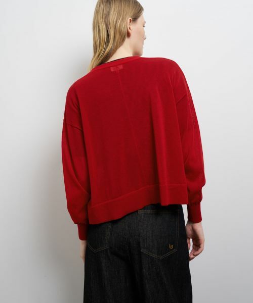 LANVIN en Bleu / ランバン オン ブルー カーディガン・ボレロ | アシンメヘムカーディガン | 詳細6